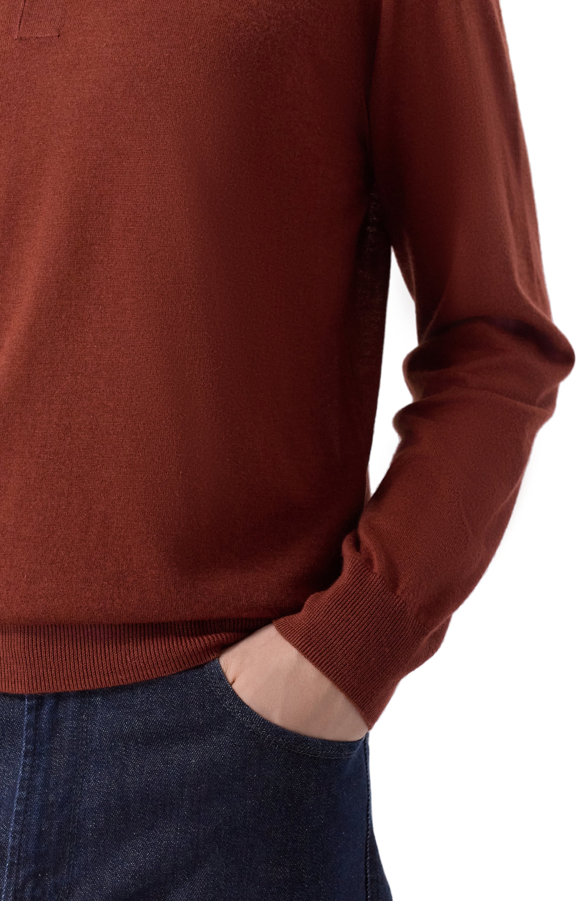 Поло из кашемира и шелка CORNELIANI, арт. 26M539-2625129, фото 5