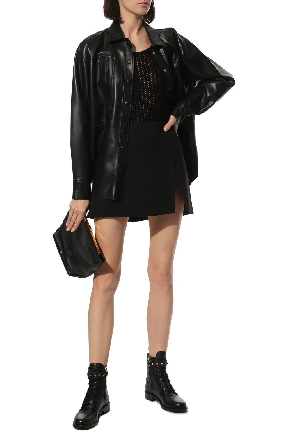 Кожаные ботинки rockstud VALENTINO, арт. WW2S0CV2/VRV, фото 2