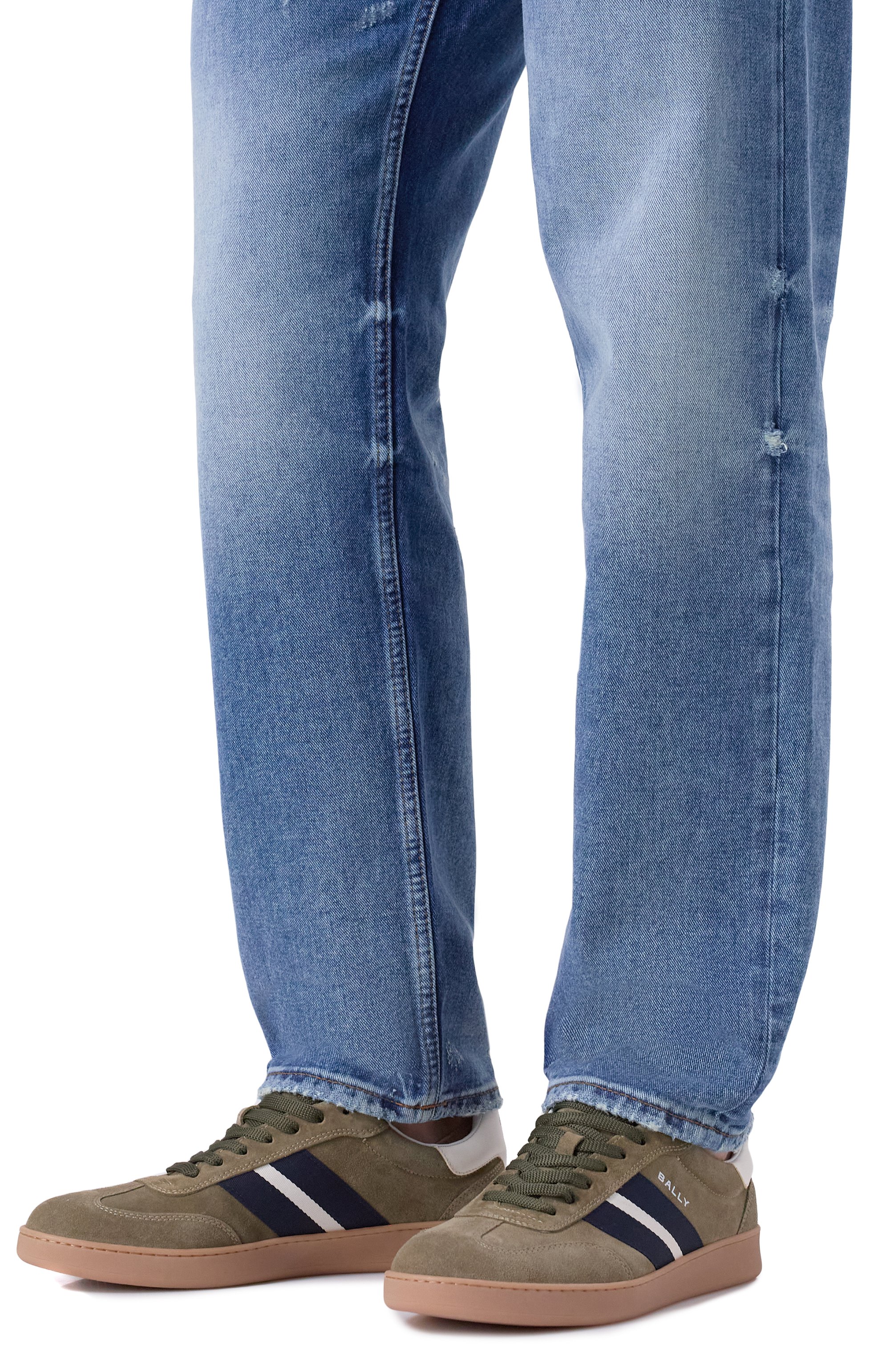 Замшевые кеды retro crest BALLY, арт. MSK0F7/SU005, фото 3