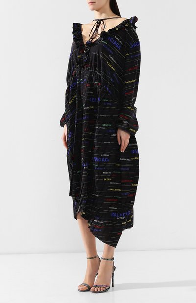 Шелковое платье BALENCIAGA, арт. 556565/TDL55, фото 3