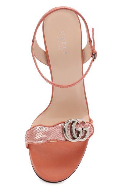 Текстильные босоножки GUCCI, арт. 646553/2M060, фото 5