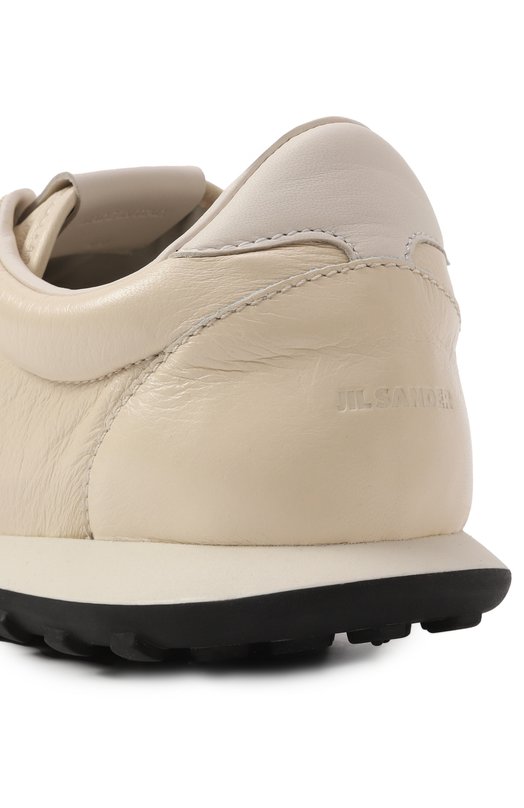 Кожаные кроссовки Moon Jil Sander J32WS0056/P8178 Кремовый  J32WS0056/P8178 Фото 7