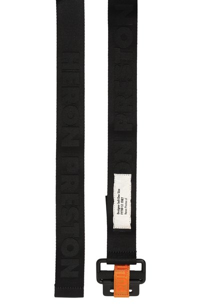 Текстильный ремень HERON PRESTON черного цвета по цене 23500 руб., арт. HMRB005C99FAB001, фото 3 Текстильный ремень HERON PRESTON, арт. HMRB005C99FAB001, фото 3