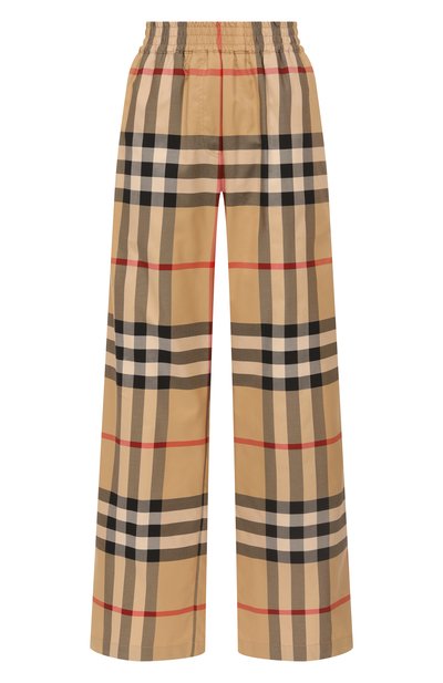 Женские хлопковые брюки BURBERRY, арт. 8071101