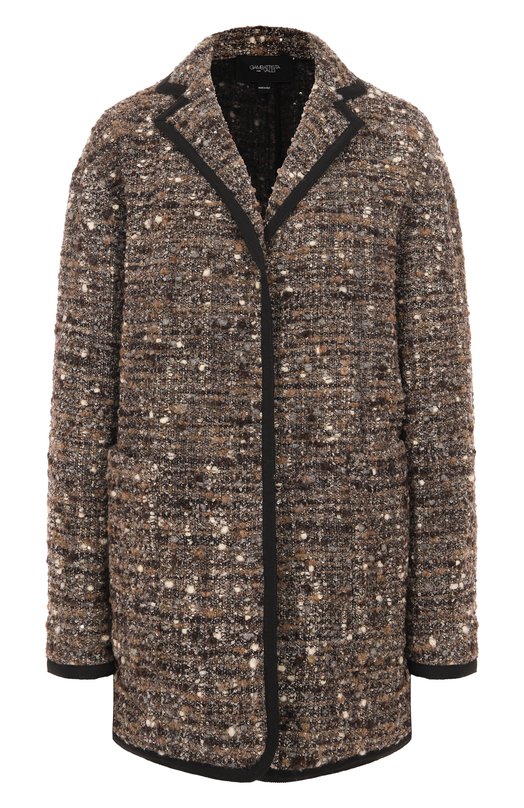 Шерстяной жакет Giambattista Valli 25FWSVCA8016/77GR0 Коричневый 25FWSVCA8016/77GR0