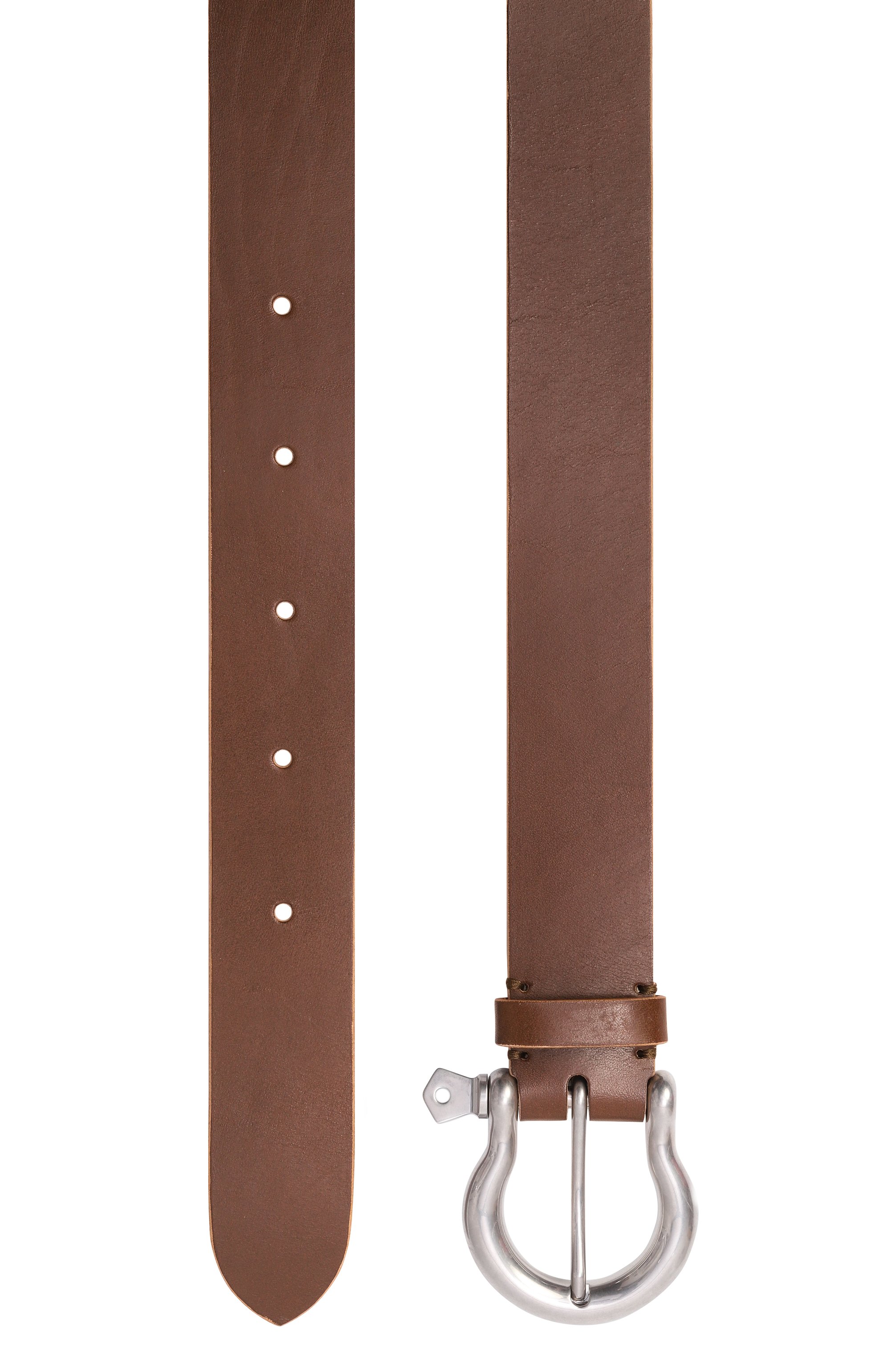 Кожаный ремень PETAR PETROV коричневого цвета по цене 62450 руб., арт. F25BB2, фото 3 Кожаный ремень PETAR PETROV, арт. F25BB2, фото 3