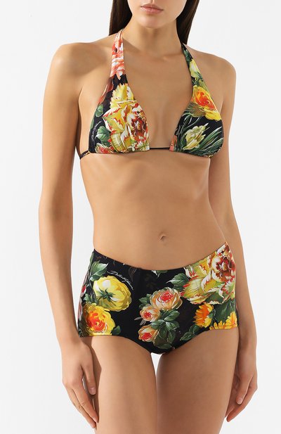 Плавки-бикини DOLCE & GABBANA разноцветного цвета по цене 29950 руб., арт. 02A16J/FSGP0, фото 2 Плавки-бикини DOLCE & GABBANA, арт. 02A16J/FSGP0, фото 2
