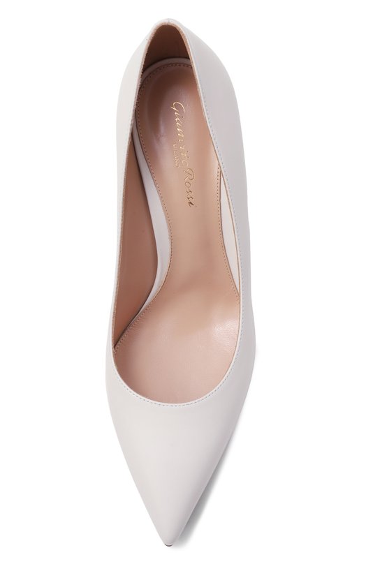 Кожаные туфли Gianvito 85 Gianvito Rossi G24580.85RIC.VITBIAN Белый  G24580.85RIC.VITBIAN Фото 6