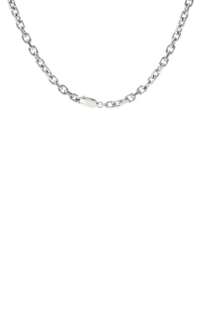 Колье MM6 серебряного цвета по цене 49950 руб., арт. SM6UU0068 P7211, фото 4 Колье MM6, арт. SM6UU0068 P7211, фото 4