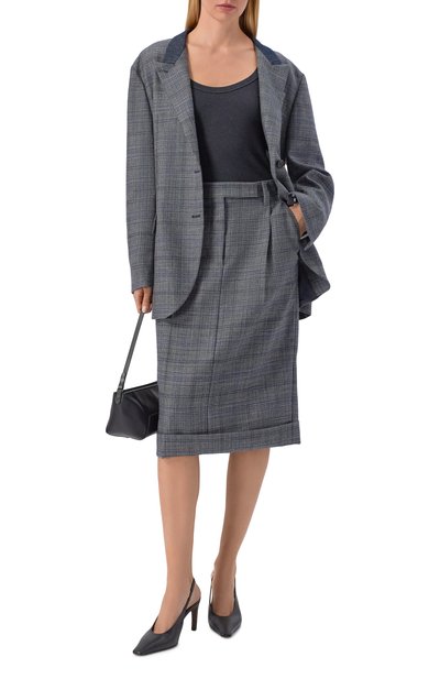 Хлопковая футболка BRUNELLO CUCINELLI, арт. MPTC8FX220, фото 2