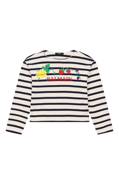 Хлопковый свитшот BALMAIN, арт. BW4B70