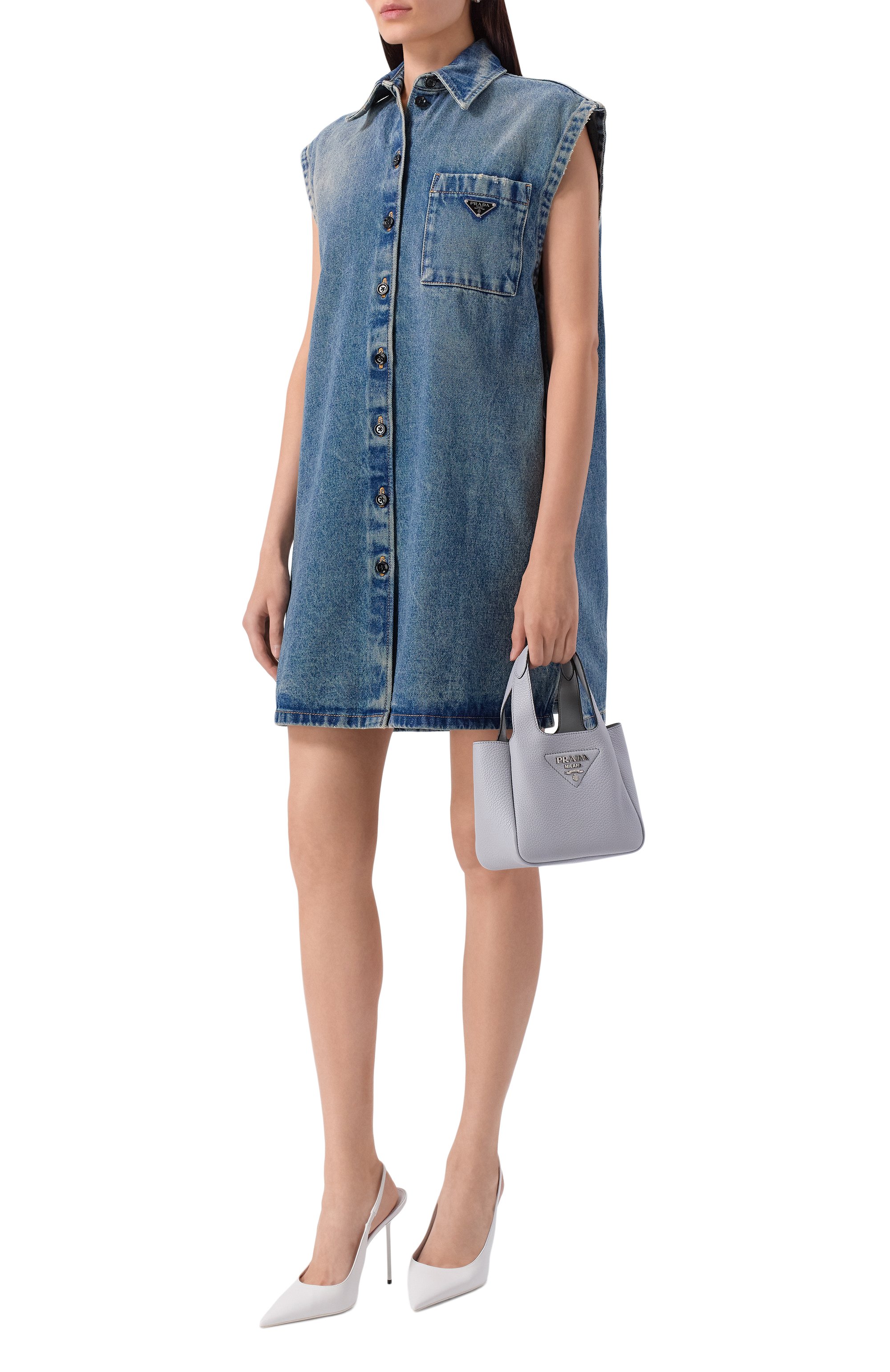 Сумка PRADA сиреневого цвета по цене 358000 руб., арт. 1BA349/2DKV, фото 7 Сумка PRADA, арт. 1BA349/2DKV, фото 7