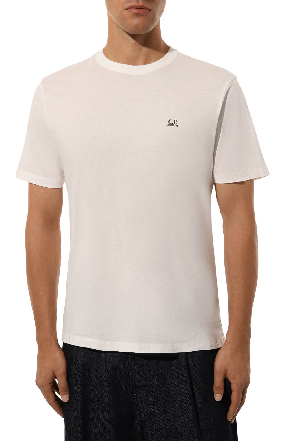 Хлопковая футболка C.P. COMPANY, арт. 17CMTS030A005100W, фото 3