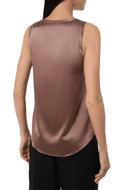 Атласный топ BRUNELLO CUCINELLI, арт. MPC59E0600, фото 4