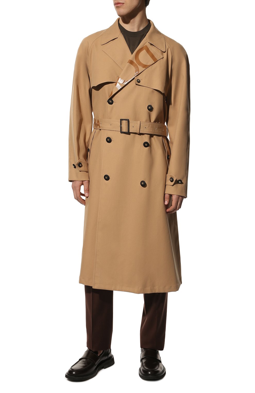 Хлопковый тренч DOLCE & GABBANA, арт. G0160T/FU6WG, фото 2
