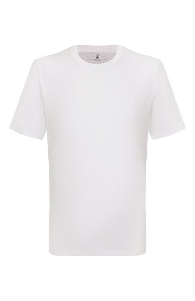 Мужская хлопковая футболка BRUNELLO CUCINELLI, арт. M0B131308