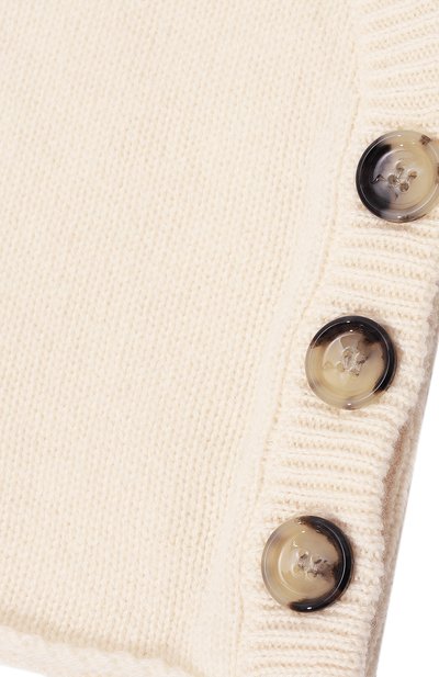 Капор из шерсти и кашемира ALLUDE кремового цвета по цене 14550 руб., арт. 245/17110, фото 4 Капор из шерсти и кашемира ALLUDE, арт. 245/17110, фото 4