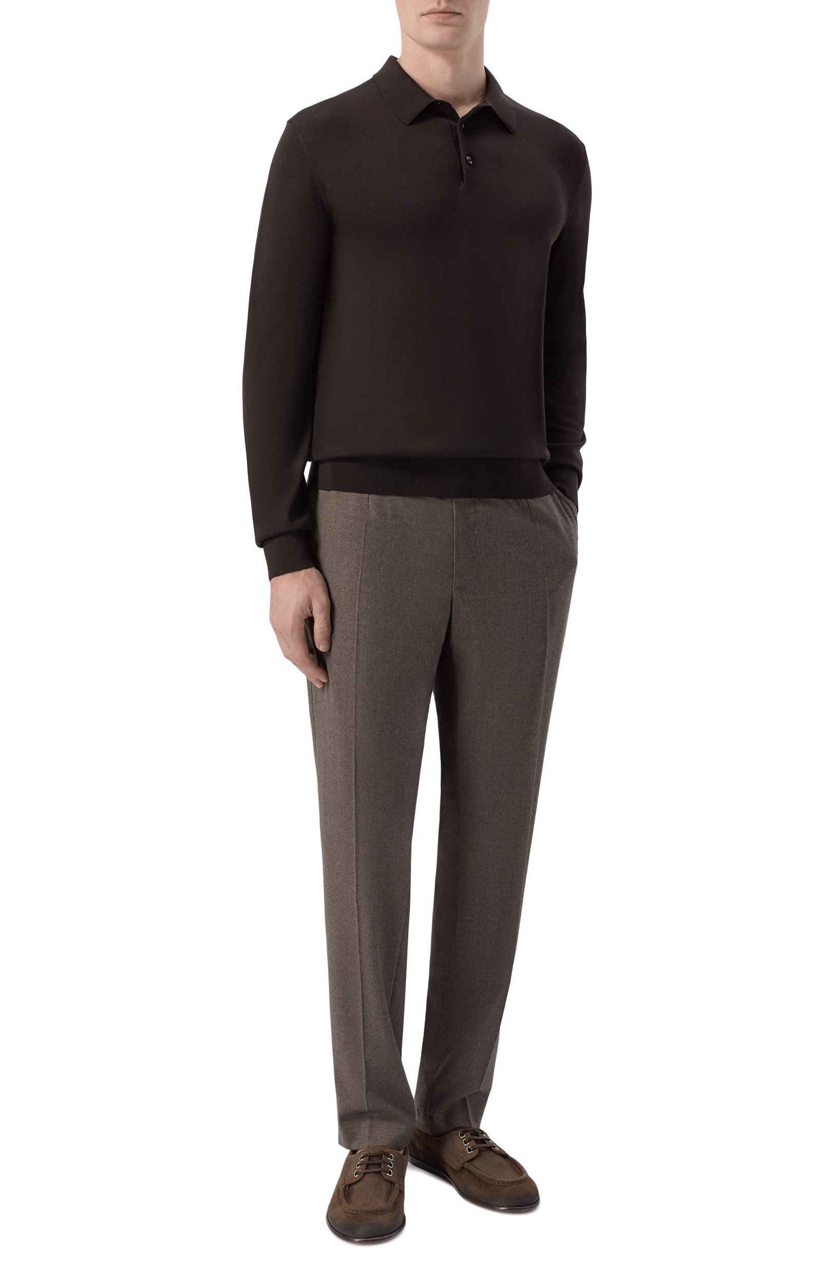Шерстяные брюки DOLCE & GABBANA, арт. GW13ET/FUBG8, фото 2