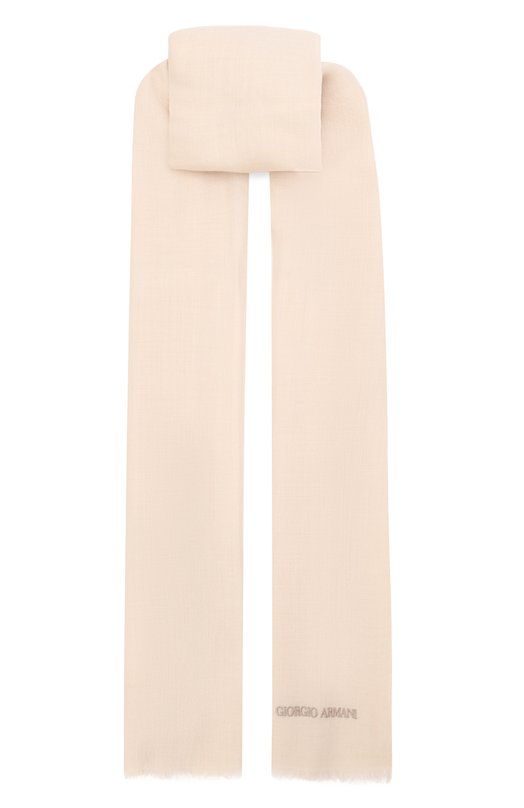 Кашемировый шарф Giorgio Armani GM001055/AF15022 Бежевый GM001055/AF15022