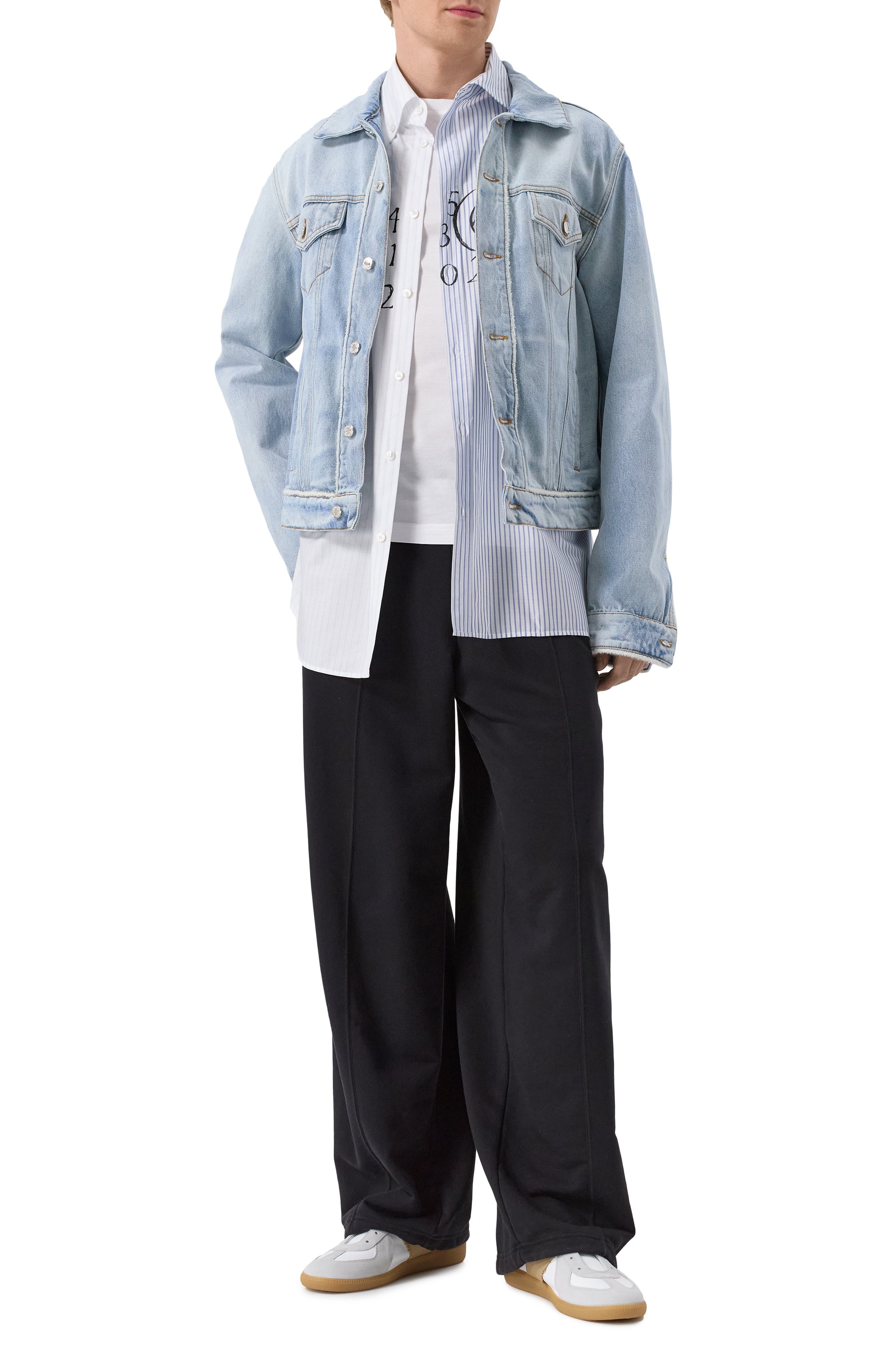 Хлопковая рубашка MM6, арт. SH0DT0025/MTN043, фото 2