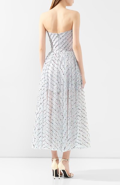 Платье-миди RASARIO голубого цвета по цене 123200 руб., арт. 0035S20_2, фото 4 Платье-миди RASARIO, арт. 0035S20_2, фото 4