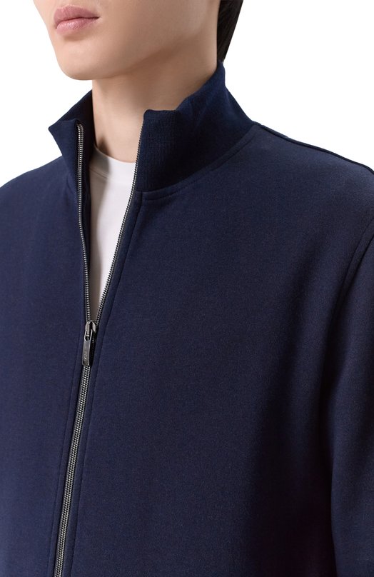 Толстовка из хлопка и кашемира MVST 13M467.VA00.MUST. Синий  13M467.VA00.MUST. Фото 5