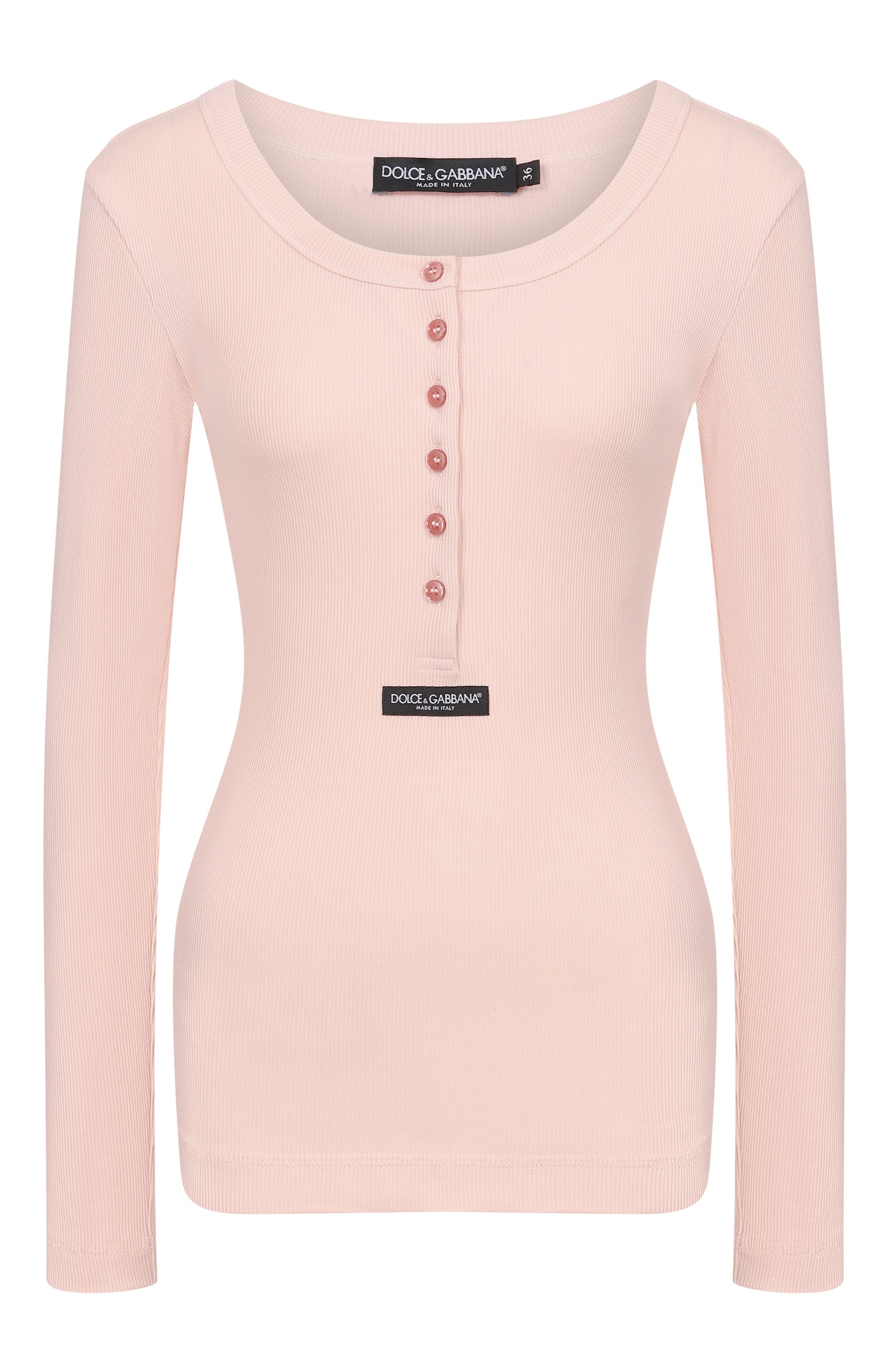 Хлопковый лонгслив-хенли DOLCE & GABBANA, арт. F8W44T/FU7AV, фото 1