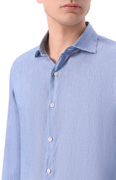 Рубашка изо льна и лиоцелла FINAMORE 1925, арт. GAETE 1 LUIGI Z L/P6044, фото 5