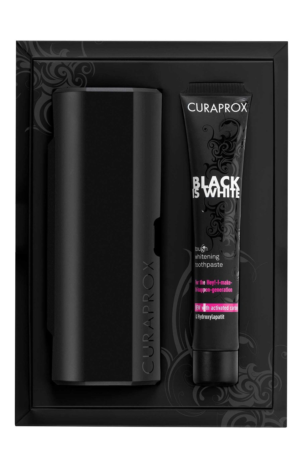 Звуковая зубная щетка в наборе black is white CURAPROX, арт. 7612412424447, фото 3