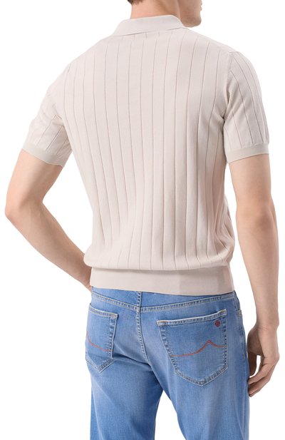 Хлопковое поло CORNELIANI, арт. 25M512-2525153, фото 4