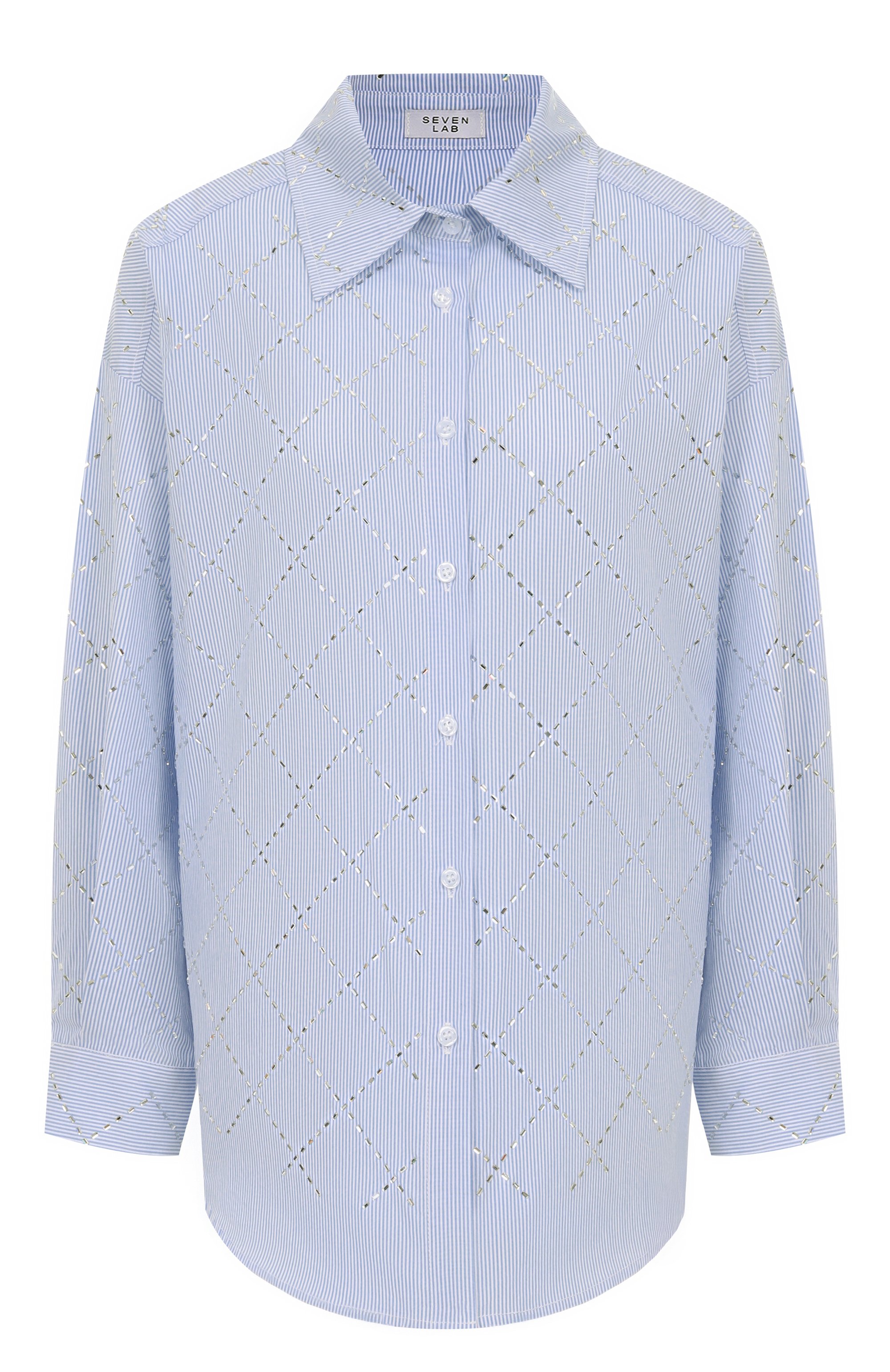 Хлопковая рубашка SEVEN LAB, арт. 125-C-W-15-42-005, фото 1