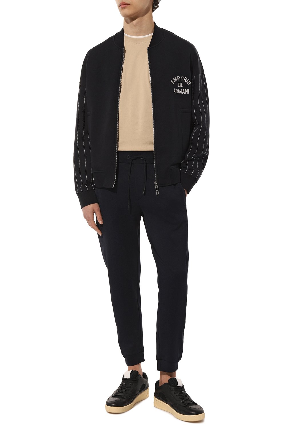 Хлопковая толстовка EMPORIO ARMANI, арт. 3R1MDG/1JHSZ, фото 2