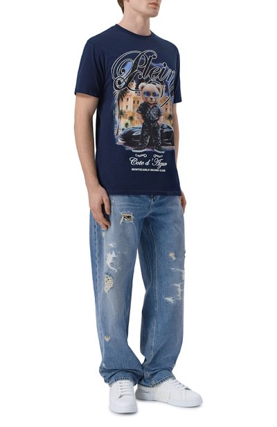 Хлопковая футболка PHILIPP PLEIN, арт. SAFC MTK8894 PJY002N, фото 2