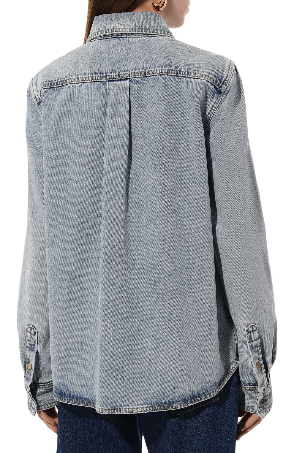 Джинсовая рубашка TOTEME, арт. 243-WRT0330-FB0045, фото 4