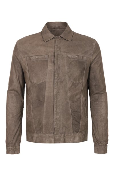 Кожаная куртка-рубашка GIORGIO BRATO, арт. GU25S20098NAPSTM, фото 1
