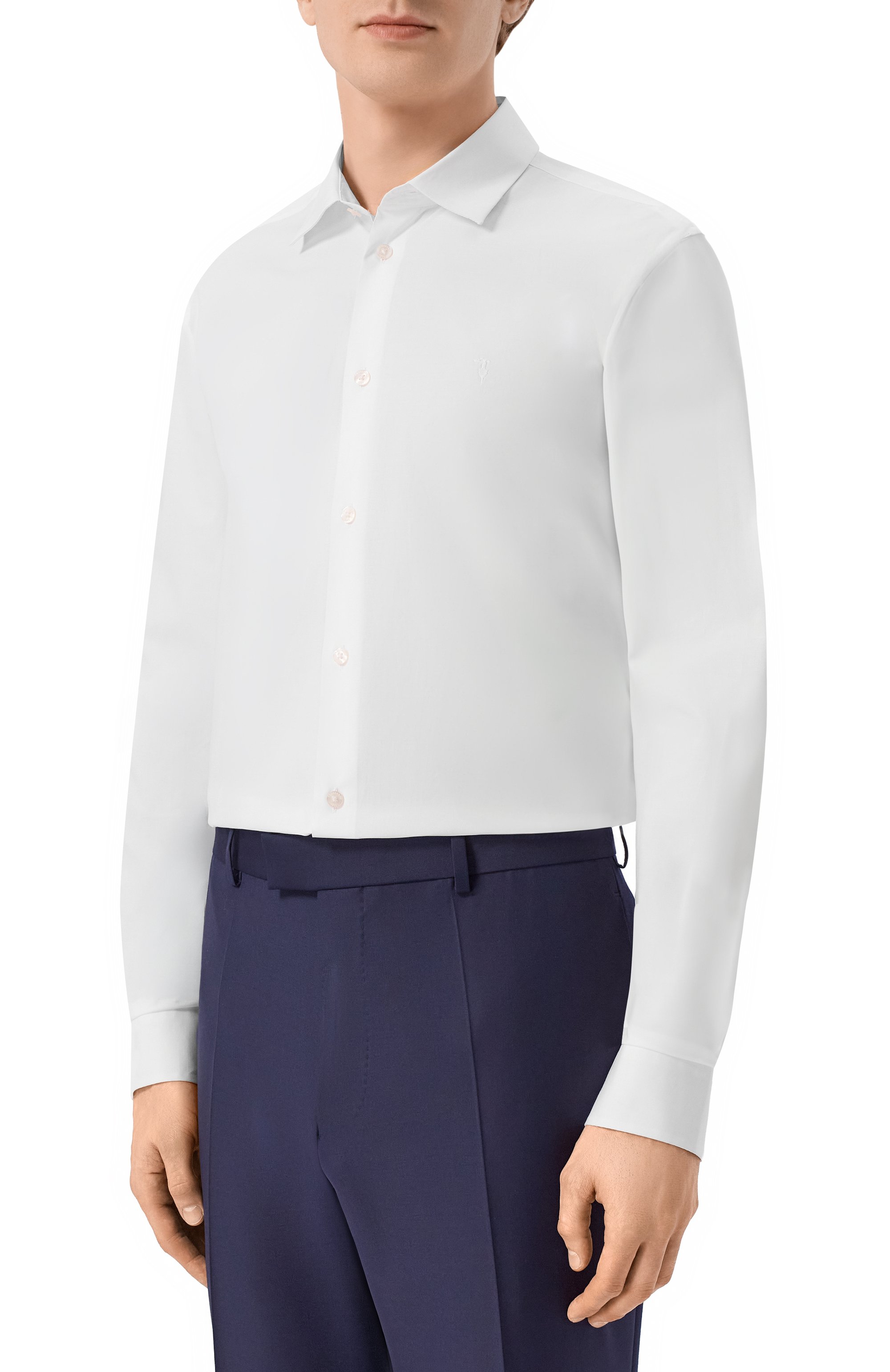 Хлопковая сорочка TRUSSARDI, арт. 5004N000052N, фото 3