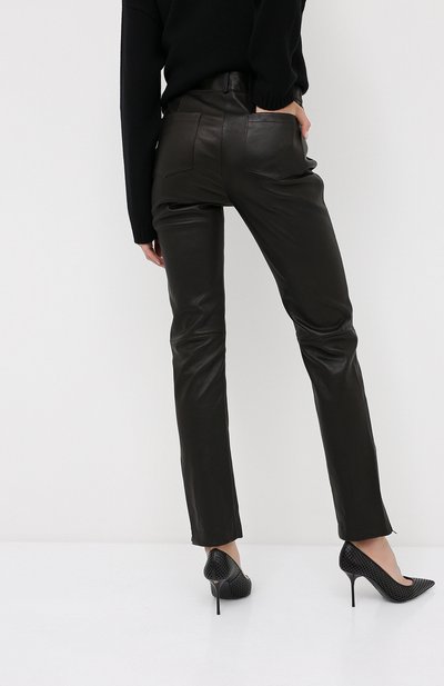 Кожаные брюки TOM FORD, арт. PAL700-LEX224, фото 4