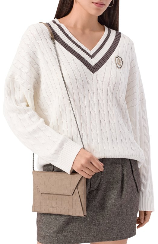 Клатч BC Duo Brunello Cucinelli MWDCD2722P Бежевый  MWDCD2722P Фото 2