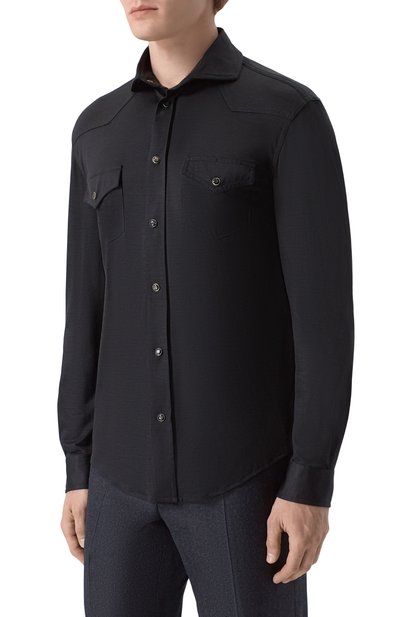 Шерстяная рубашка MARCO PESCAROLO, арт. RIB0T/53Y04, фото 3