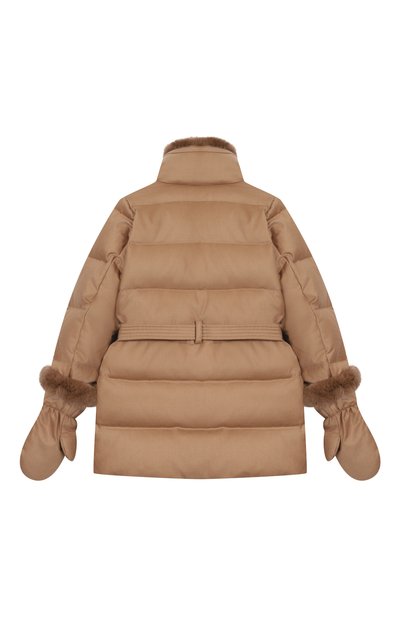 Комплект из пуховика и варежек YVES SALOMON ENFANT, арт. 26WEM005XXW02W/12-14, фото 2