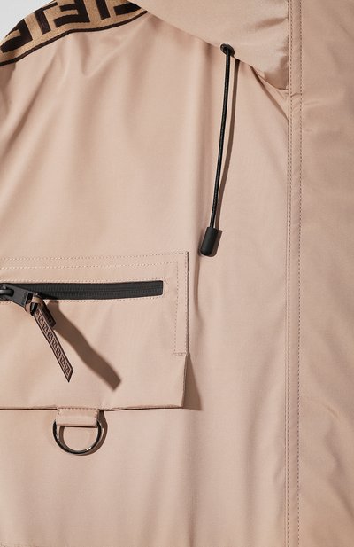 Плащ FENDI темно-бежевого цвета по цене 225000 руб., арт. FAA477 AB3Q, фото 5 Плащ FENDI, арт. FAA477 AB3Q, фото 5