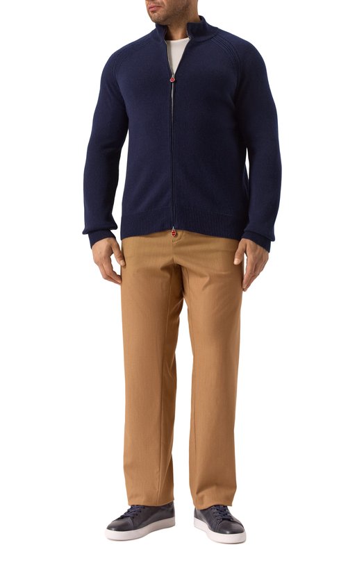 Кашемировый кардиган Kiton UMK042903 Синий  UMK042903 Фото 2