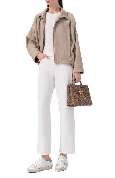 Кожаные кеды hi star GOLDEN GOOSE DELUXE BRAND, арт. GWF00118.F007865, фото 3