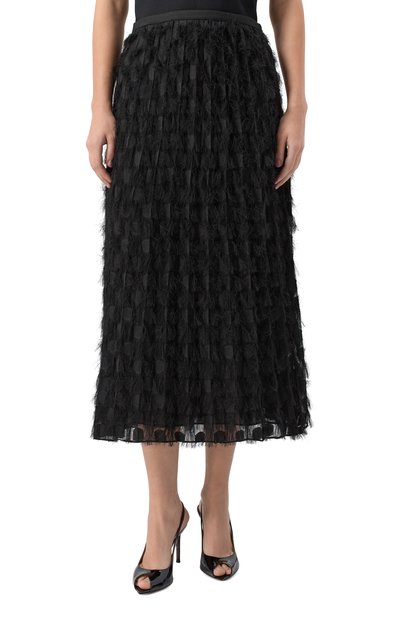 Юбка BOSS черного цвета по цене 33550 руб., арт. 50546821, фото 3 Юбка BOSS, арт. 50546821, фото 3