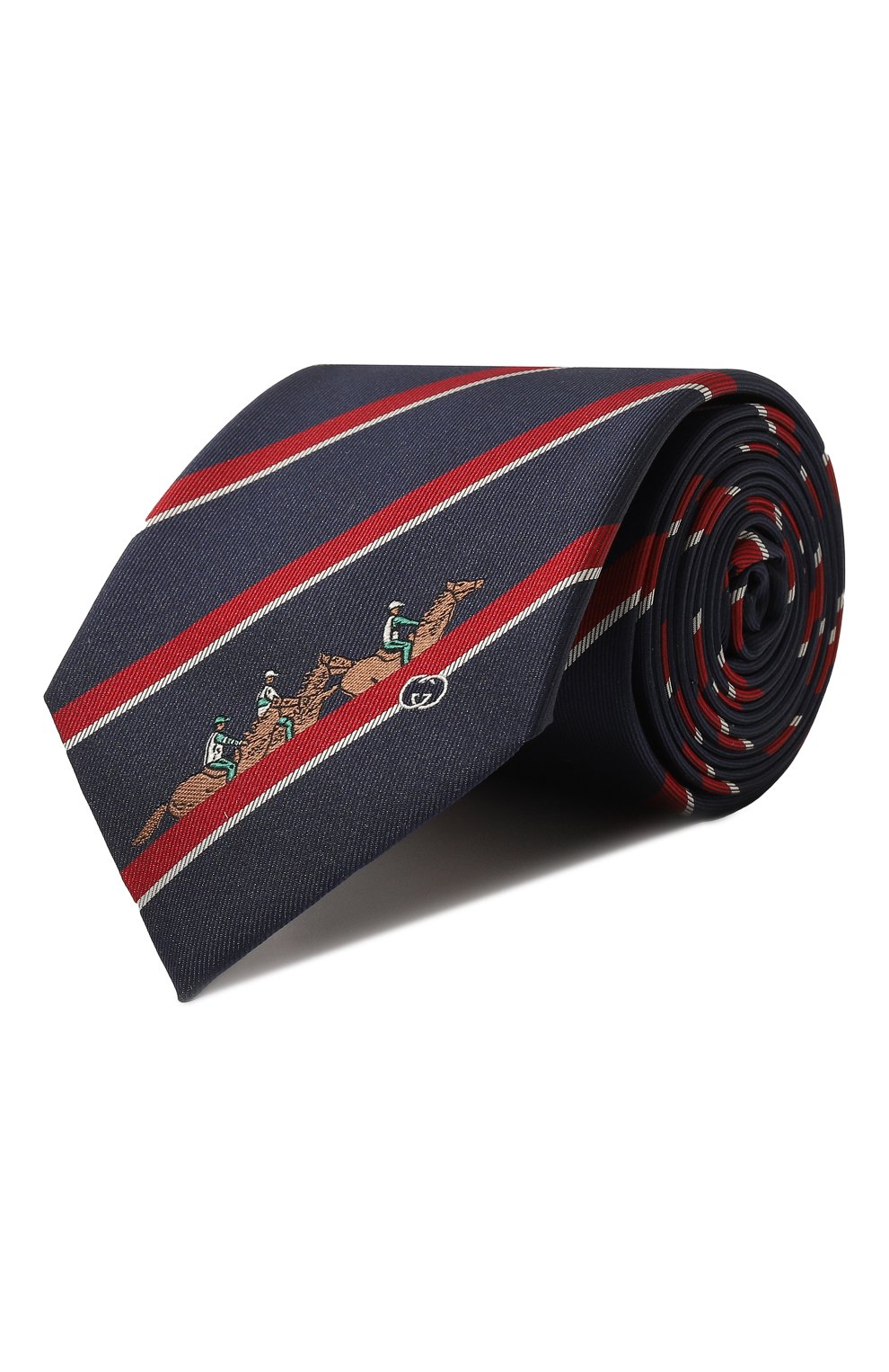 Шелковый галстук GUCCI, арт. 624087 4E002, фото 1
