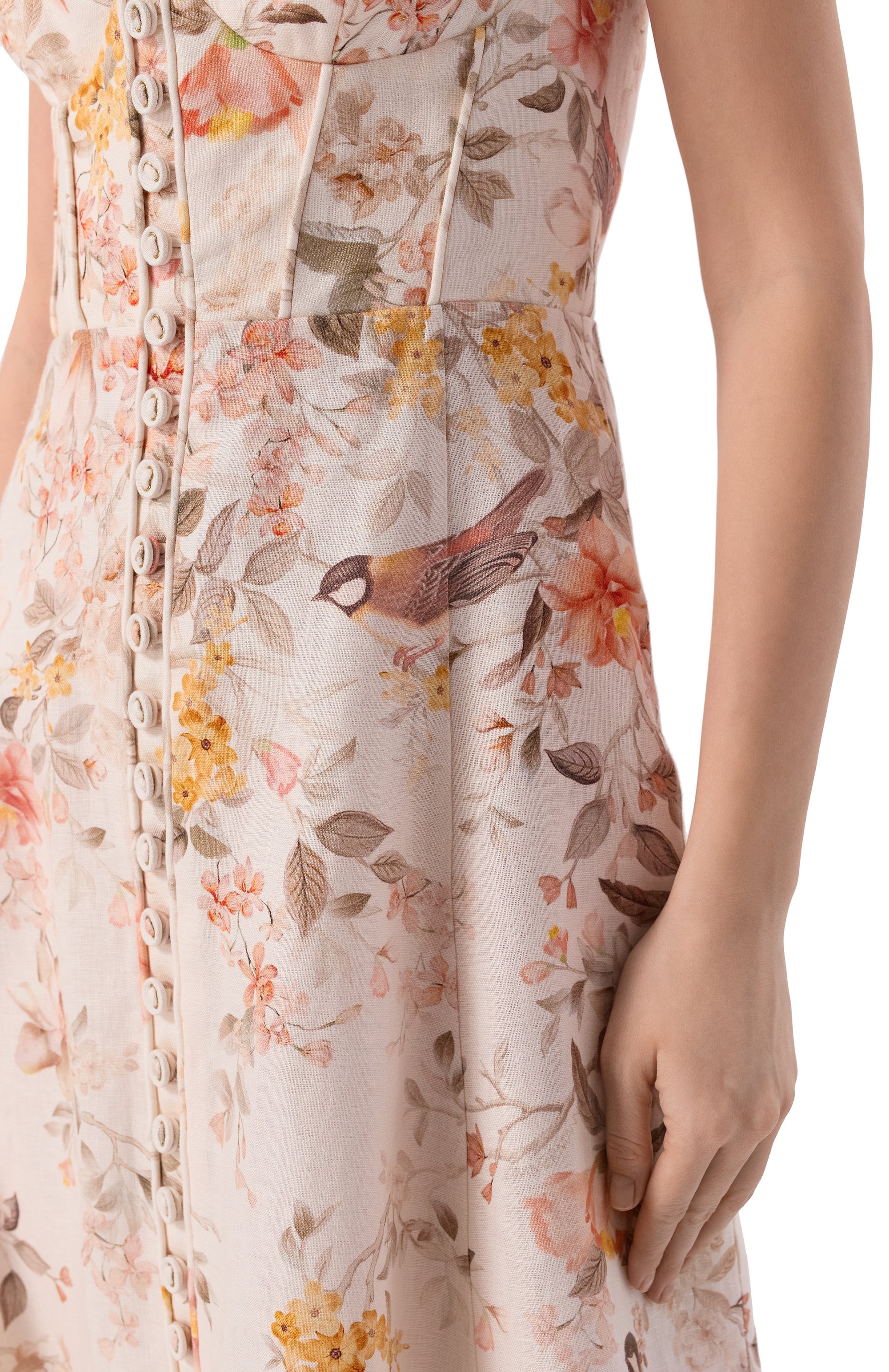 Льняное платье ZIMMERMANN, арт. 7525DS261_001, фото 4