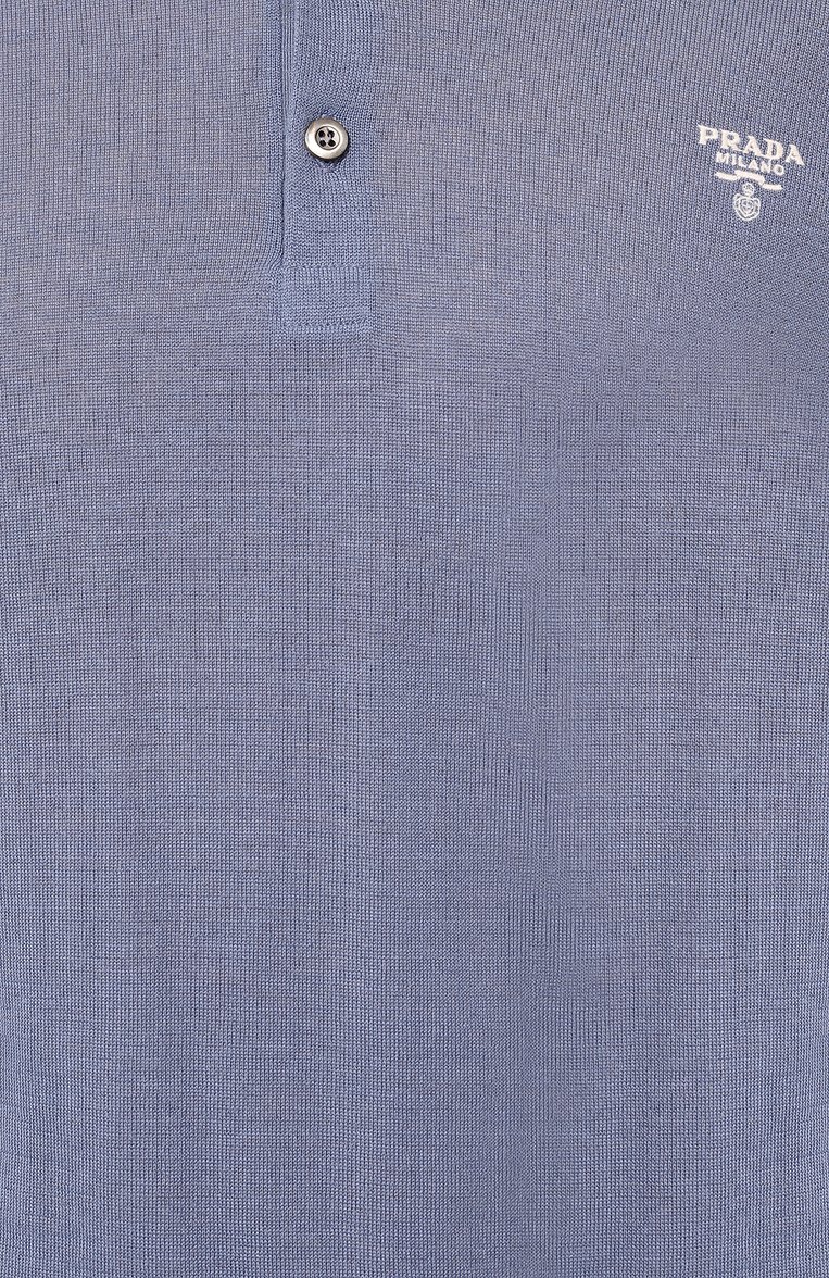 Кашемировое поло PRADA, арт. UMB313-10IR-F0154-221, фото 1