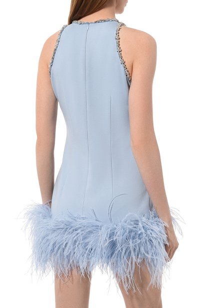 Платье LIKE YANA голубого цвета по цене 24000 руб., арт. L16-23/0-1030-9584СБ, фото 4 Платье LIKE YANA, арт. L16-23/0-1030-9584СБ, фото 4