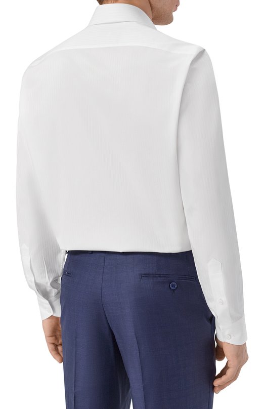 Хлопковая сорочка Zilli TUXA01M010004211R Белый  TUXA01M010004211R Фото 4