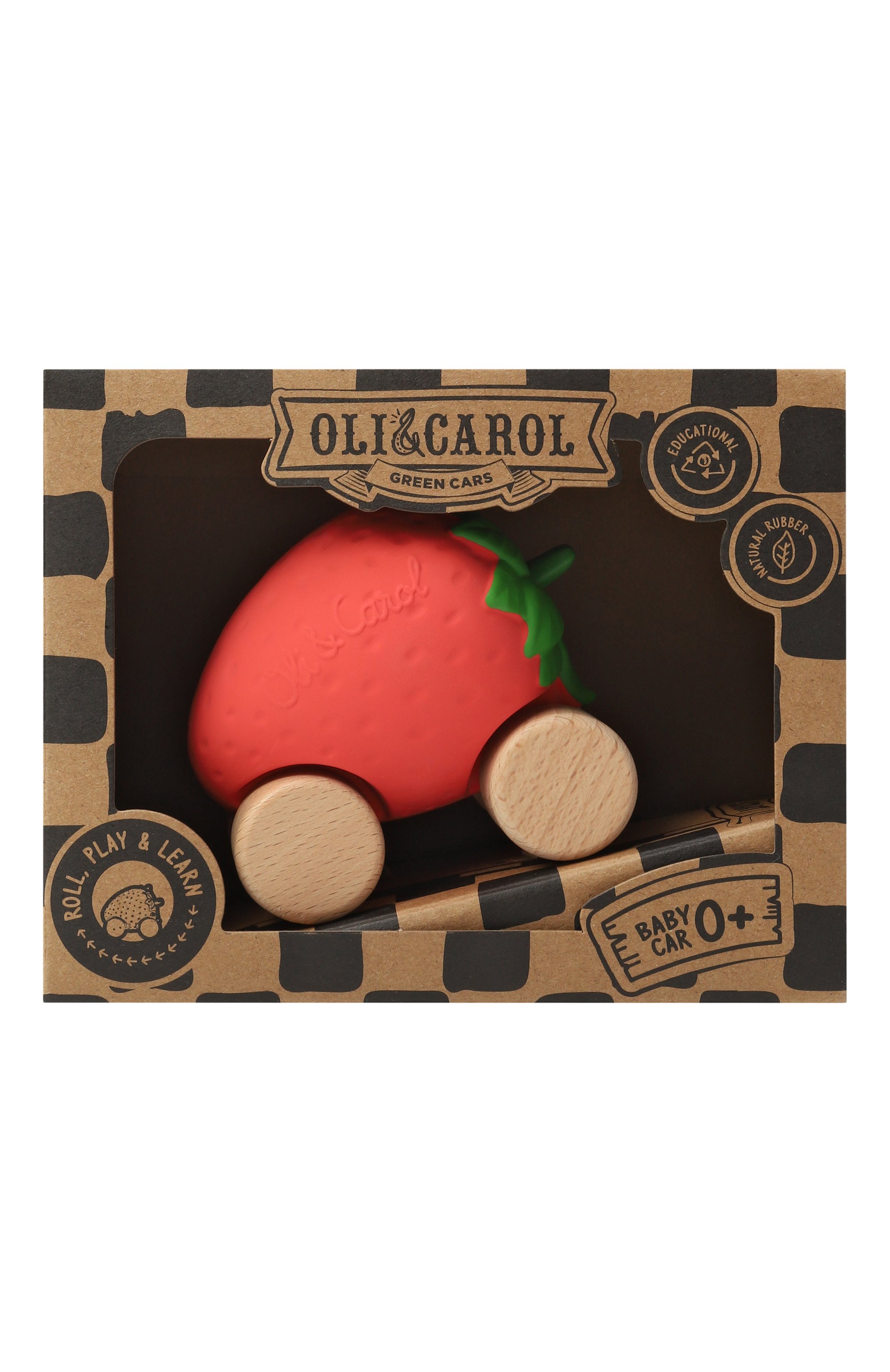 Машинка sweetie the strawberry OLI&CAROL, арт. L-STRAWBERRY-CAR, фото 1